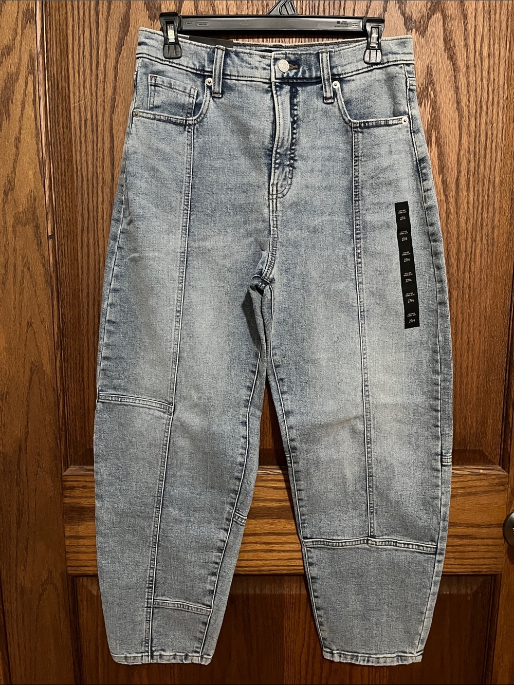 Banana Republic Light Wash High-Rise Panel Seam Jeans